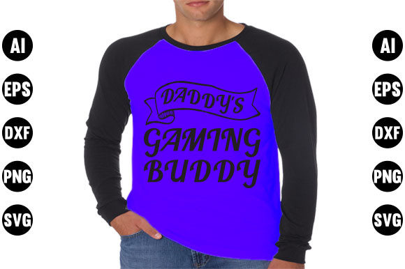 Dad Quote Design: Gaming Graphics for T-Shirt Designs