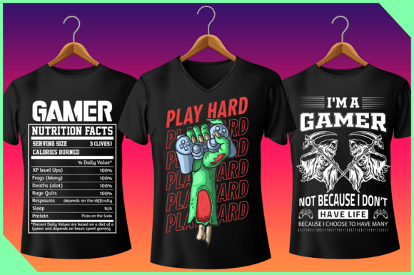 Gamer T-Shirt Designs: Graphics for Content