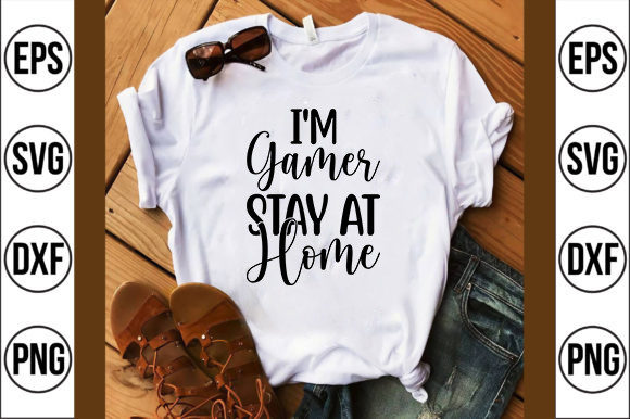 Gaming Gamer SVG for T-Shirt Designs & Graphics