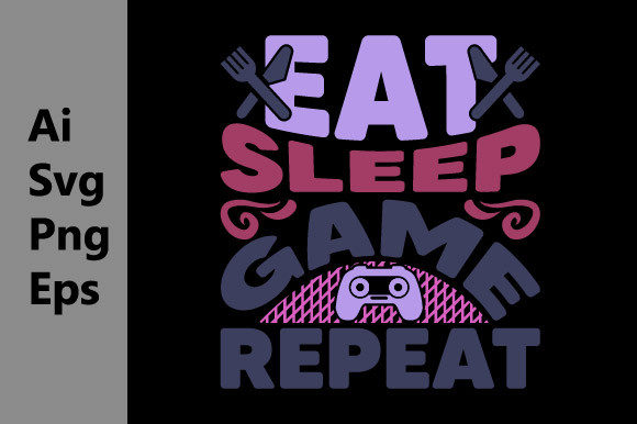 Gaming Gift SVG: Graphics for T-Shirt Designs