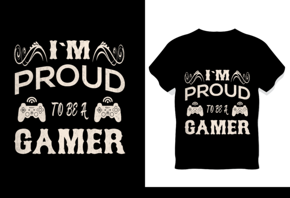 Gaming Love T-shirt Design: Graphics & Print Templates