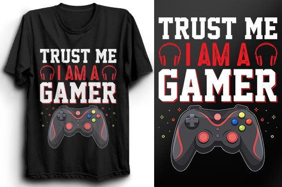 Gaming T-Shirt Design 60: Graphics & Designs