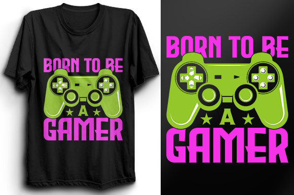 Gaming T-Shirt Design 72: Graphics for T-Shirt Designs
