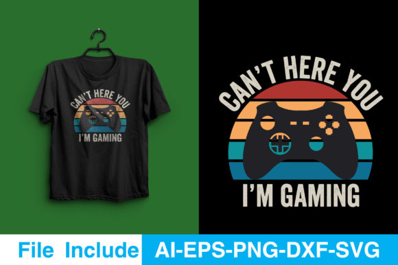 Gaming T-Shirt Graphics & Print Templates Review