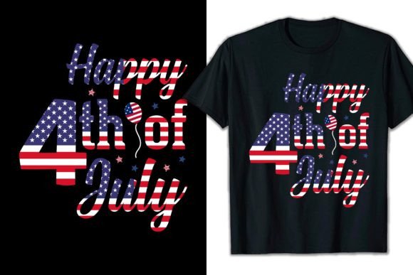 Graphics & T-Shirt Designs: America Independence Day