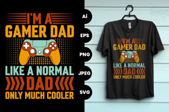 Reviewing Gamer Dad Typography for Embroidery