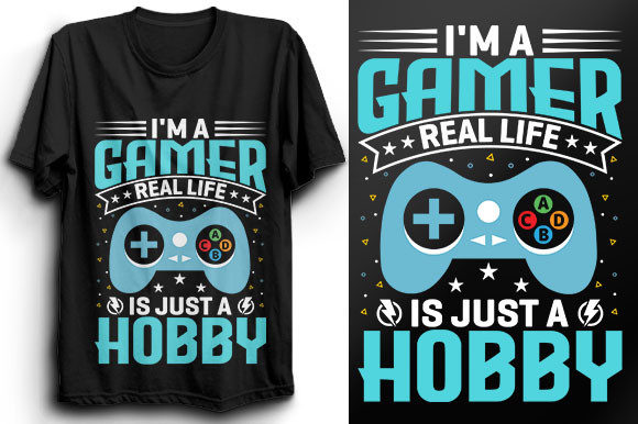Reviewing Gaming T-Shirt Design 85 for Embroidery