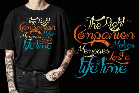 The Right Companion Outdoor Hiking Tee Graphics