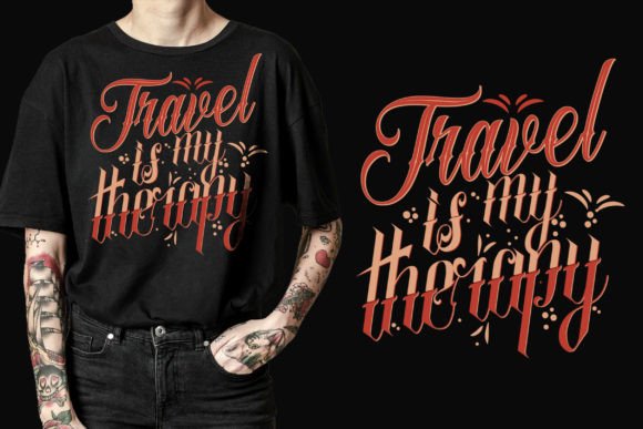 Travel Typography T-Shirt Design Vector Graphics