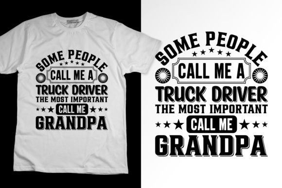 Truck Driver Graphics for T-Shirt Designs